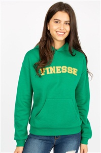 女式宽松版戴帽卫衣